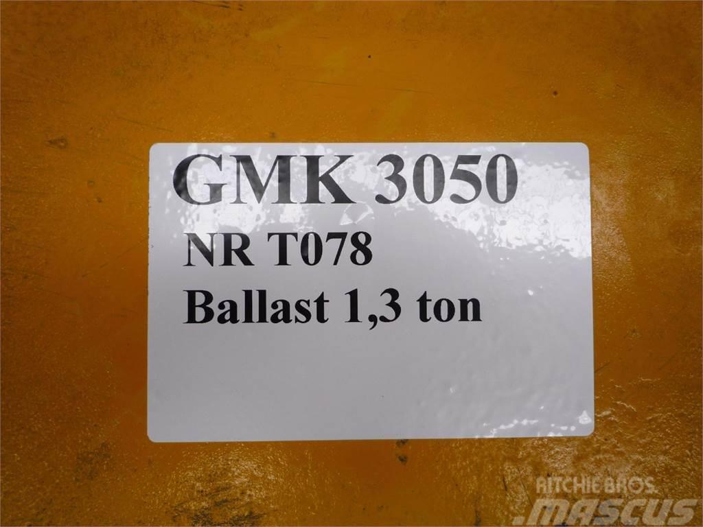 Grove GMK 3050 counterweight 1,3 ton Εξαρτήματα και εξοπλισμός για γερανούς