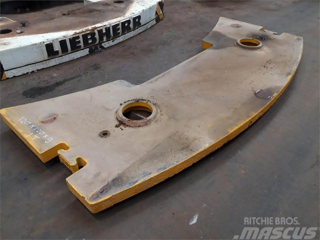 Liebherr LTM 1050-1 counterweight 1 ton Εξαρτήματα και εξοπλισμός για γερανούς