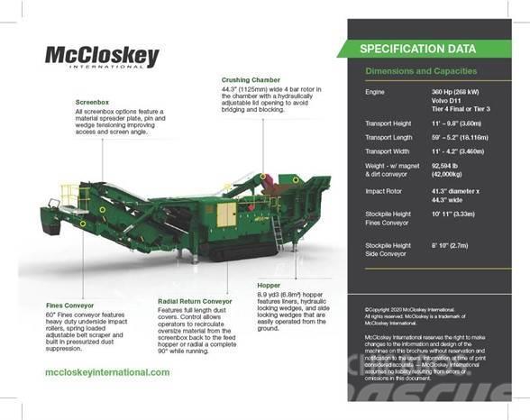 McCloskey I44RV3HD Σπαστήρες