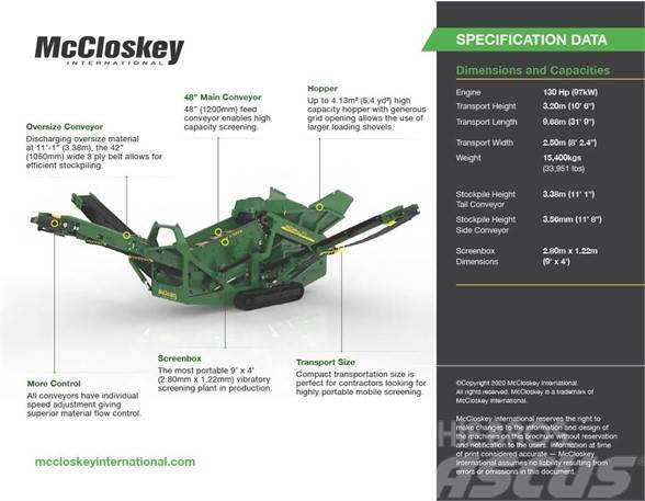 McCloskey R70 Μηχανές κοσκινίσματος