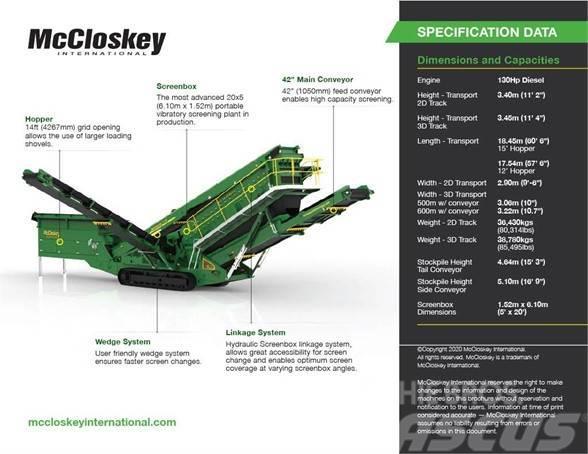 McCloskey S190 2DT Μηχανές κοσκινίσματος