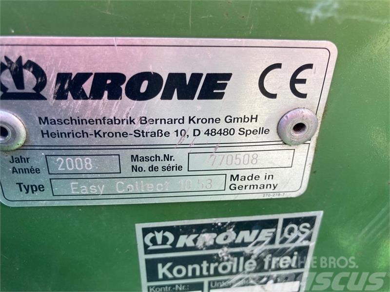Krone Easycollect 1053 Αξεσουάρ μηχανών σανού και χορτονομής