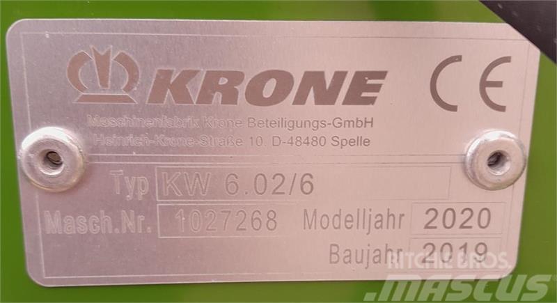 Krone KW 6.02/6 Τσουγκράνες και χορτοξηραντικές μηχανές