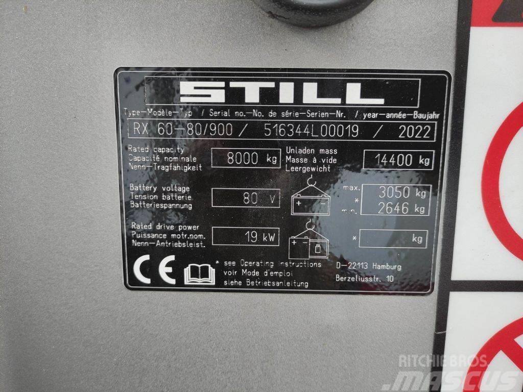 Still RX60-80/900 Ηλεκτρικά περονοφόρα ανυψωτικά κλαρκ