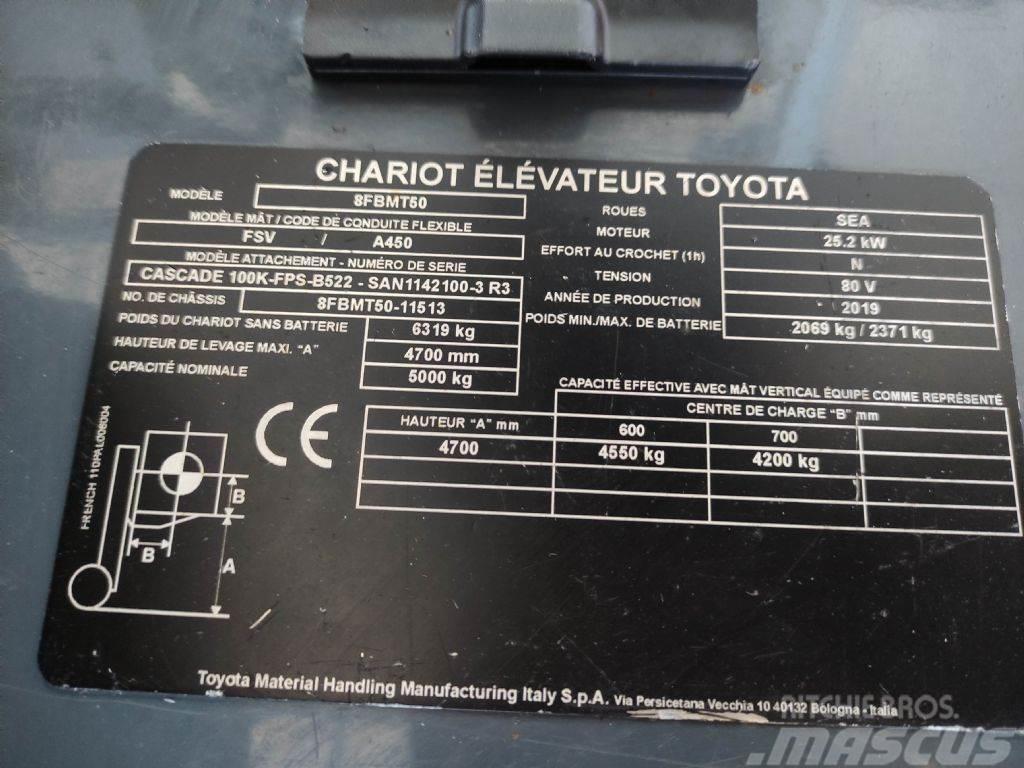 Toyota 8FBMT50 Ηλεκτρικά περονοφόρα ανυψωτικά κλαρκ