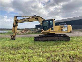 Komatsu PC240 LC  med centralsmøring og tiltskovl