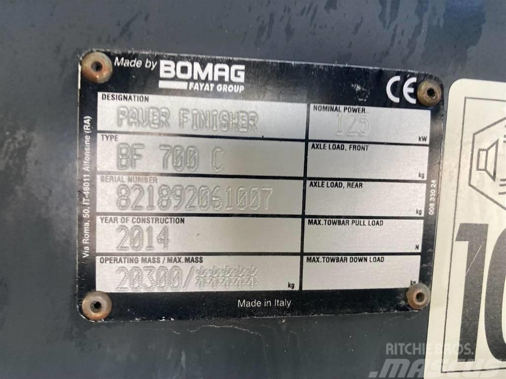Bomag BF 700 C-2 S500 Stage IV/Tier 4f Επίστρωση ασφάλτου