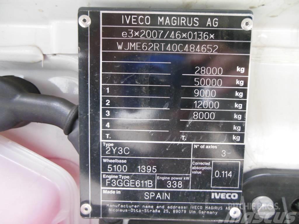 Iveco X-Way AD280X46, 6x2, retarder, TECHNOCAR TNH 20 Φορτηγά ανατροπή με γάντζο