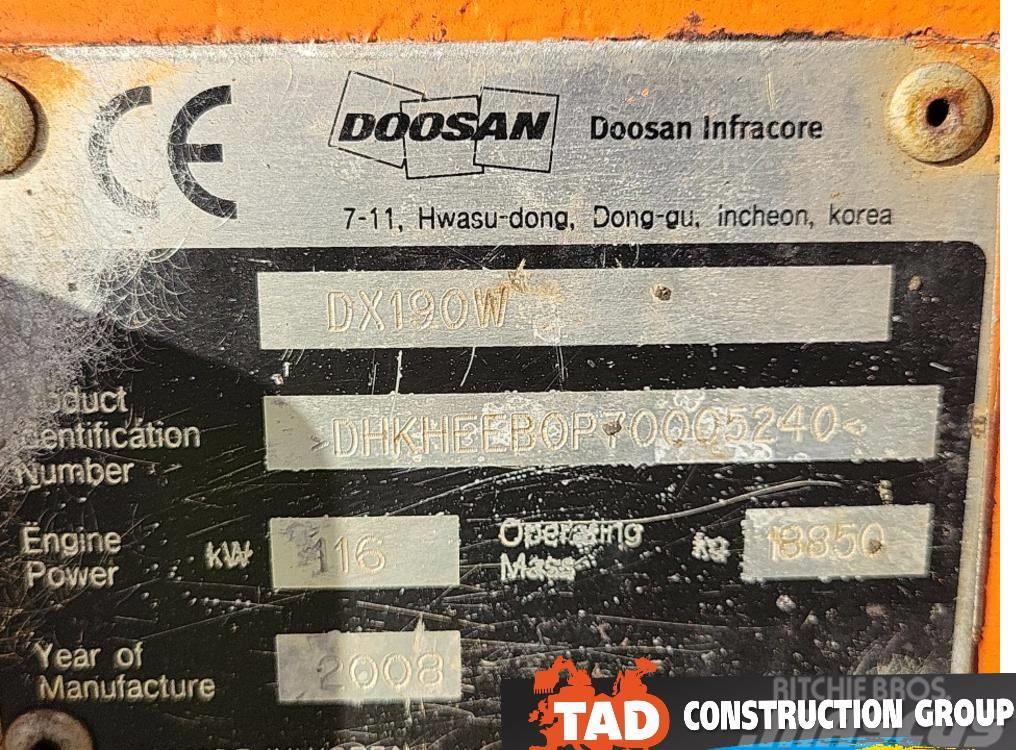 Doosan DX 190 W Εκσκαφείς με τροχούς - λάστιχα