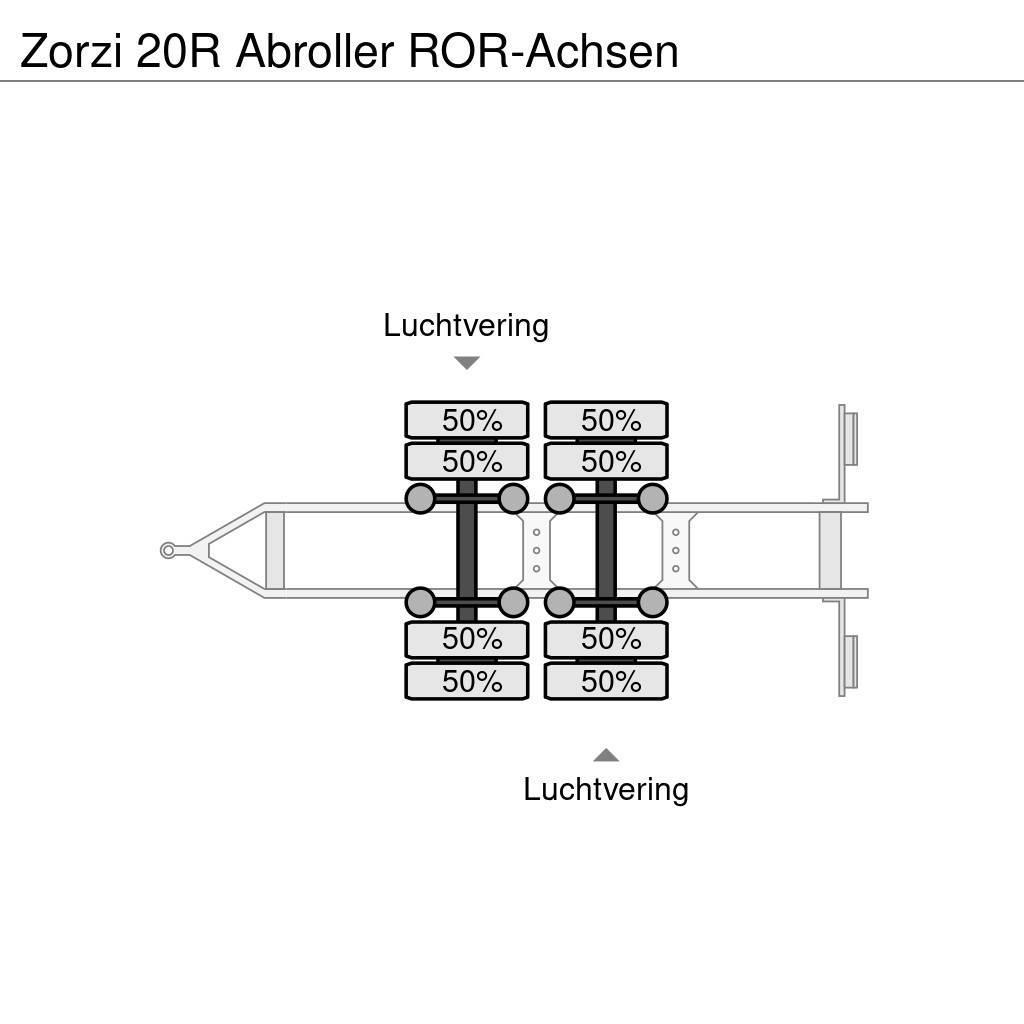 Zorzi 20R Abroller ROR-Achsen Δικτυωτές ρυμούλκες