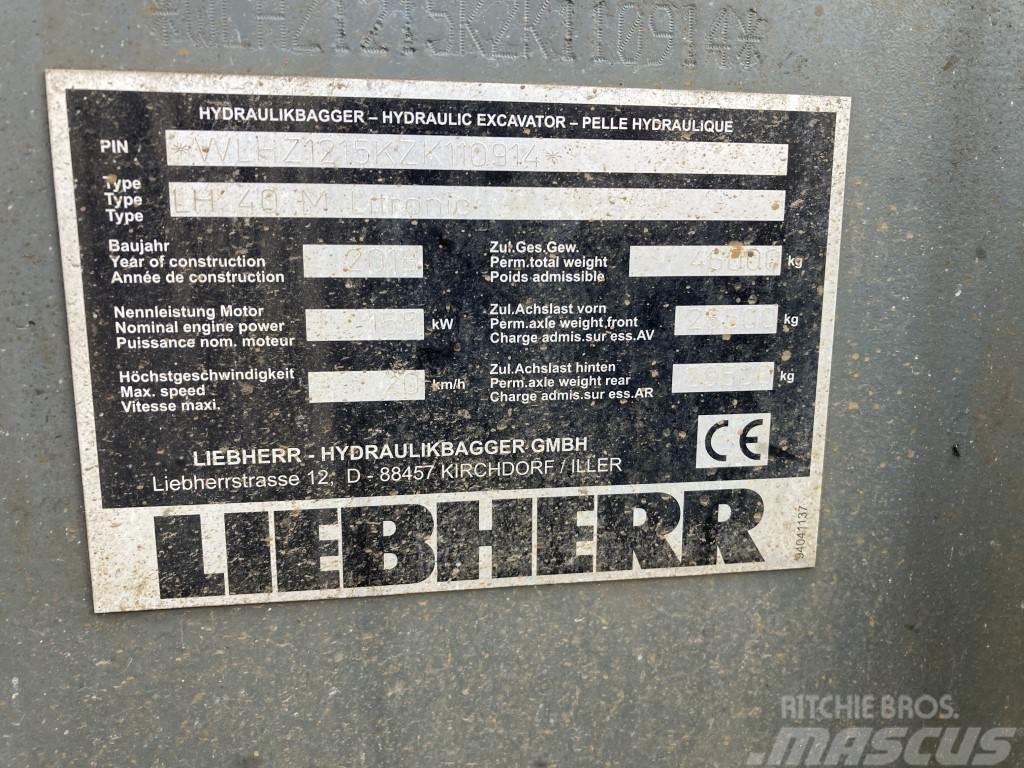 Liebherr LH 40 M Industry Litronic Βιομηχανικά μηχανήματα διαχείρισης αποβλήτων