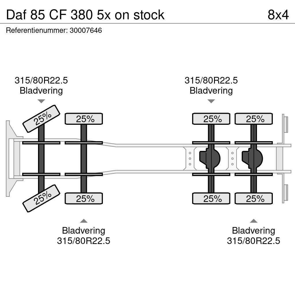 DAF 85 CF 380 5x on stock Αποφρακτικά οχήματα