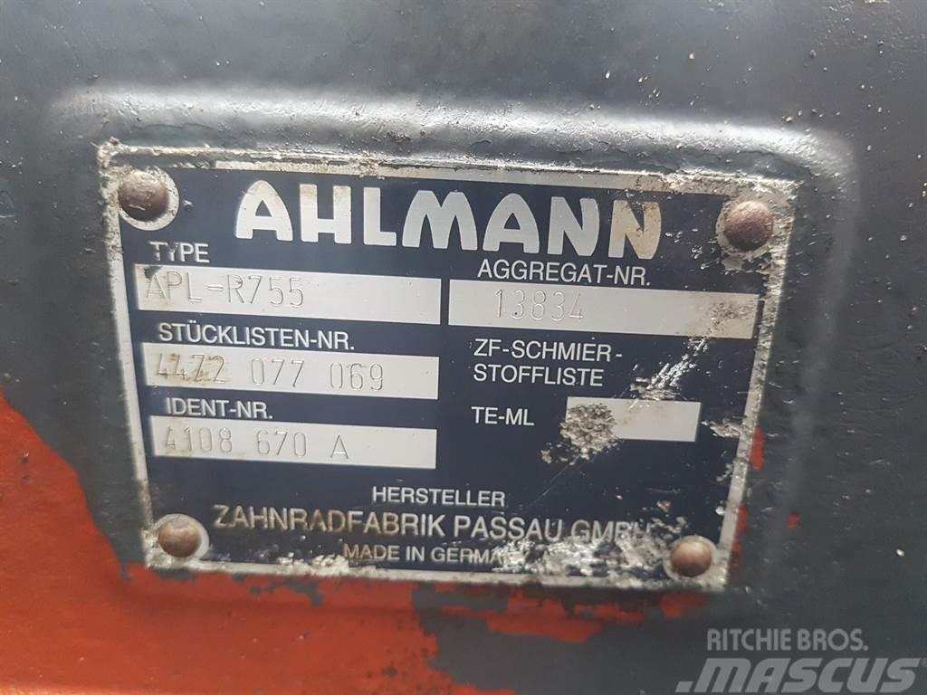 Ahlmann AZ14-ZF APL-R755-4472077069/4108670A-Axle/Achse/As Άξονες