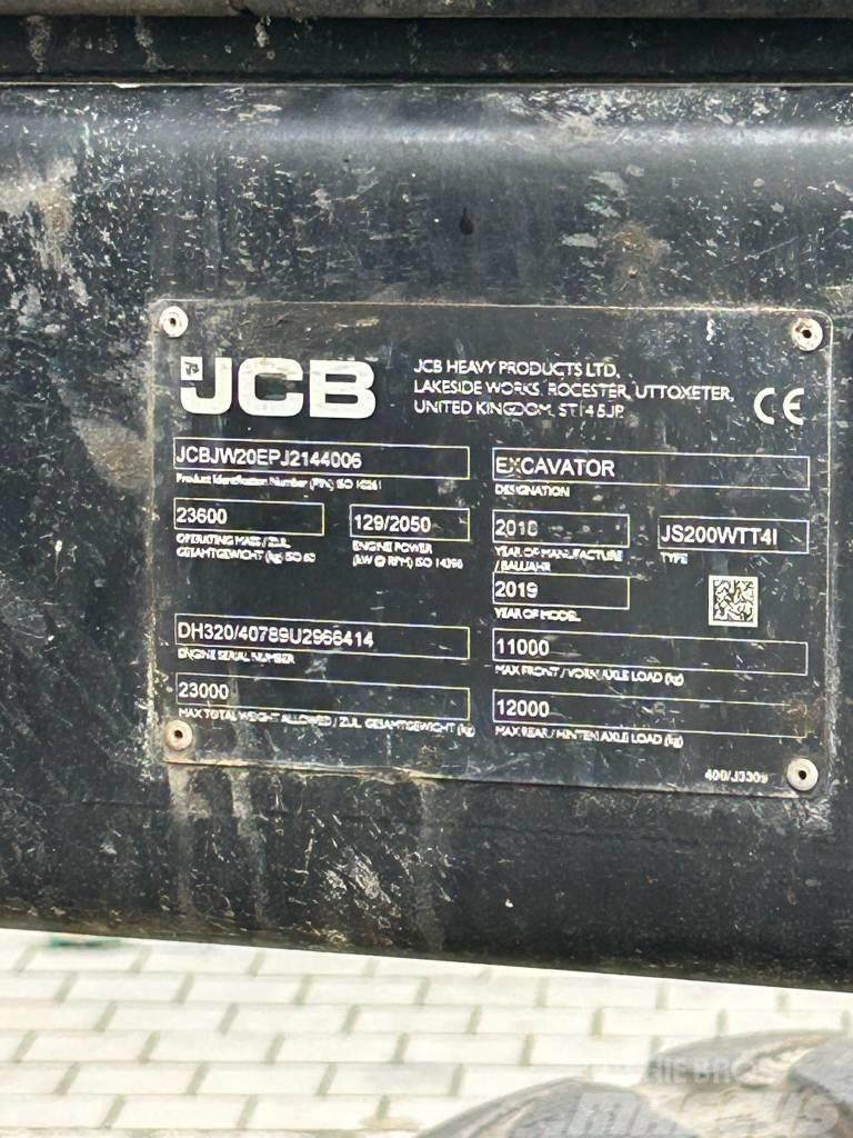 JCB JS 200 W Εκσκαφείς με τροχούς - λάστιχα