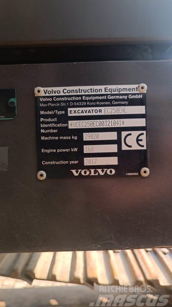 Volvo EC250ENL Εκσκαφείς με ερπύστριες