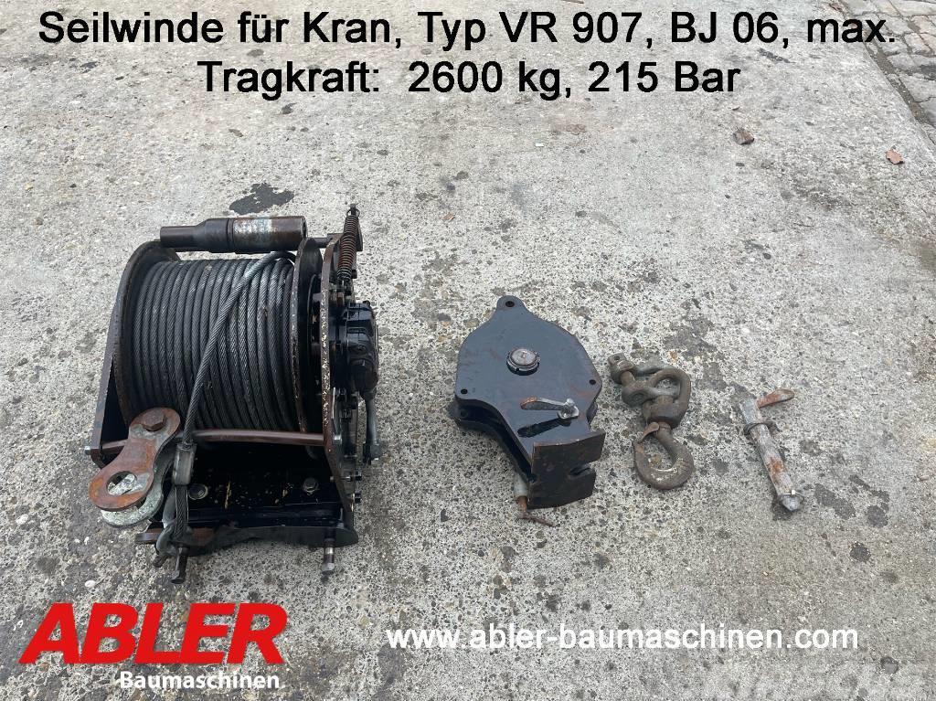  Seilwinde für LKW-Kran VR 907 Γερανοί φορτωτές