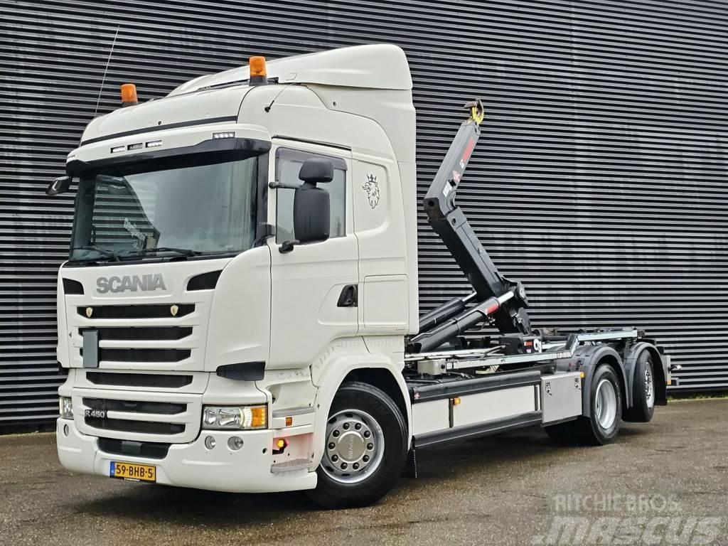 Scania R450 6x2*4 / EURO 6 / HOOKLIFT / ABROLKIPPER Φορτηγά ανατροπή με γάντζο