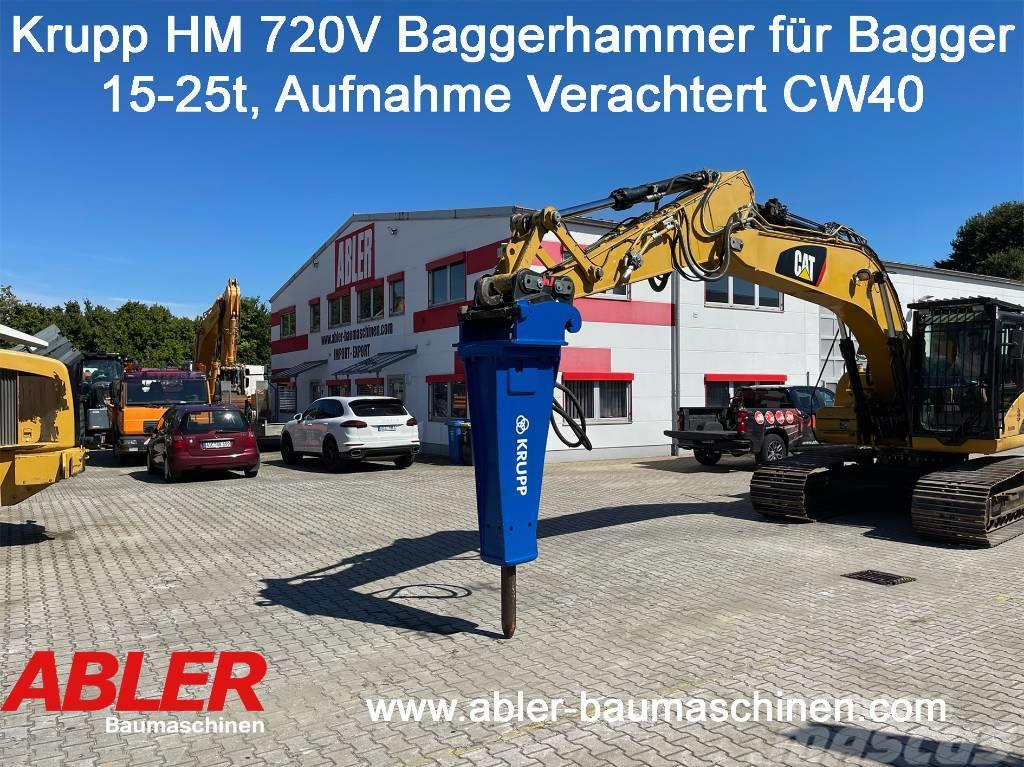 Krupp HM 720 V Abbruchhammer für Bagger 15-25t Εκσκαφείς κατεδαφίσεων