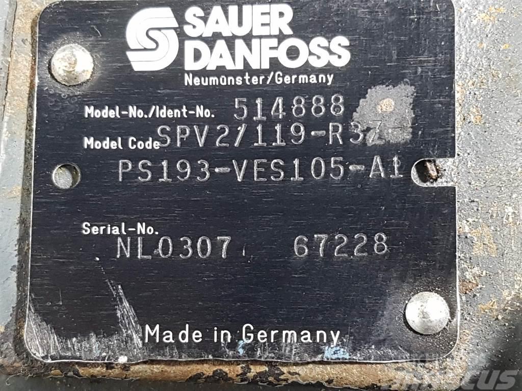 Sauer Danfoss SPV2/119-R3Z-PS193 - 514888 - Drive pump/Fahrpumpe Υδραυλικά