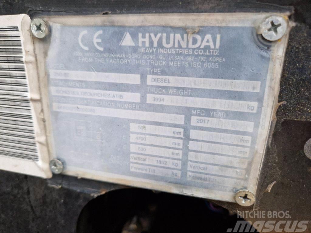 Hyundai 25D-9E Πετρελαιοκίνητα Κλαρκ