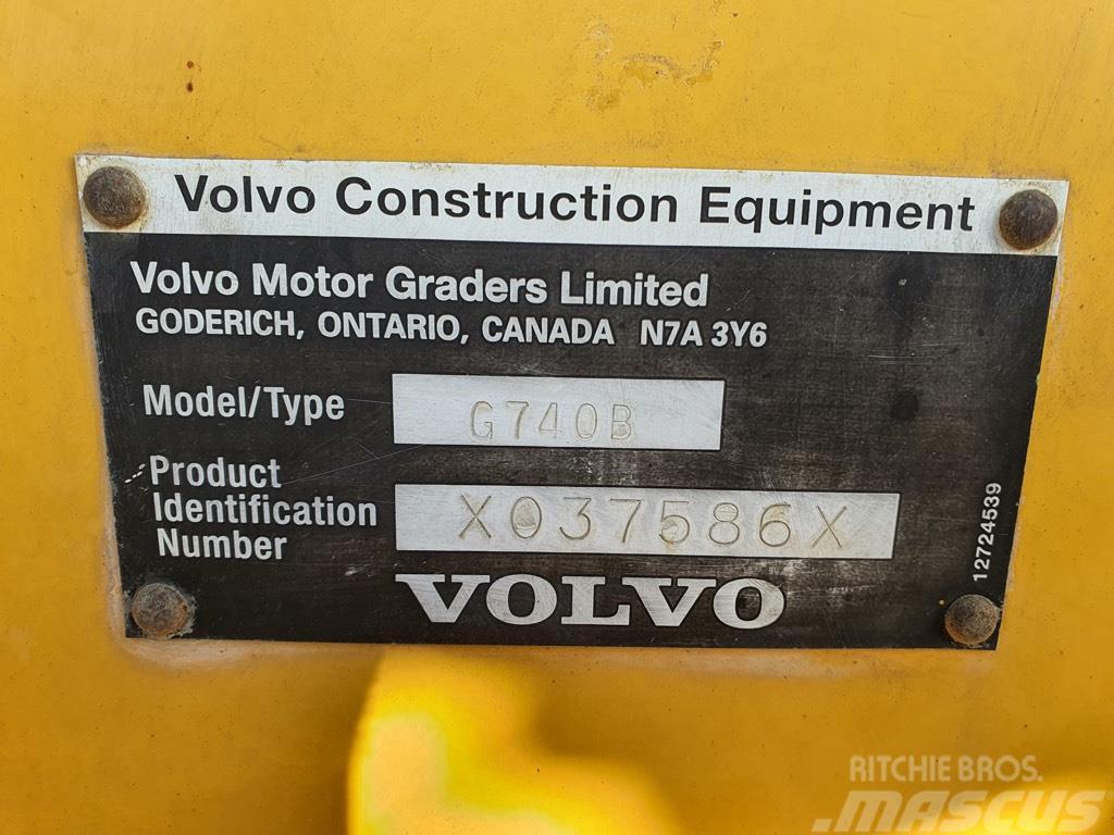 Volvo G 740 B PARTS Γκρέιντερς