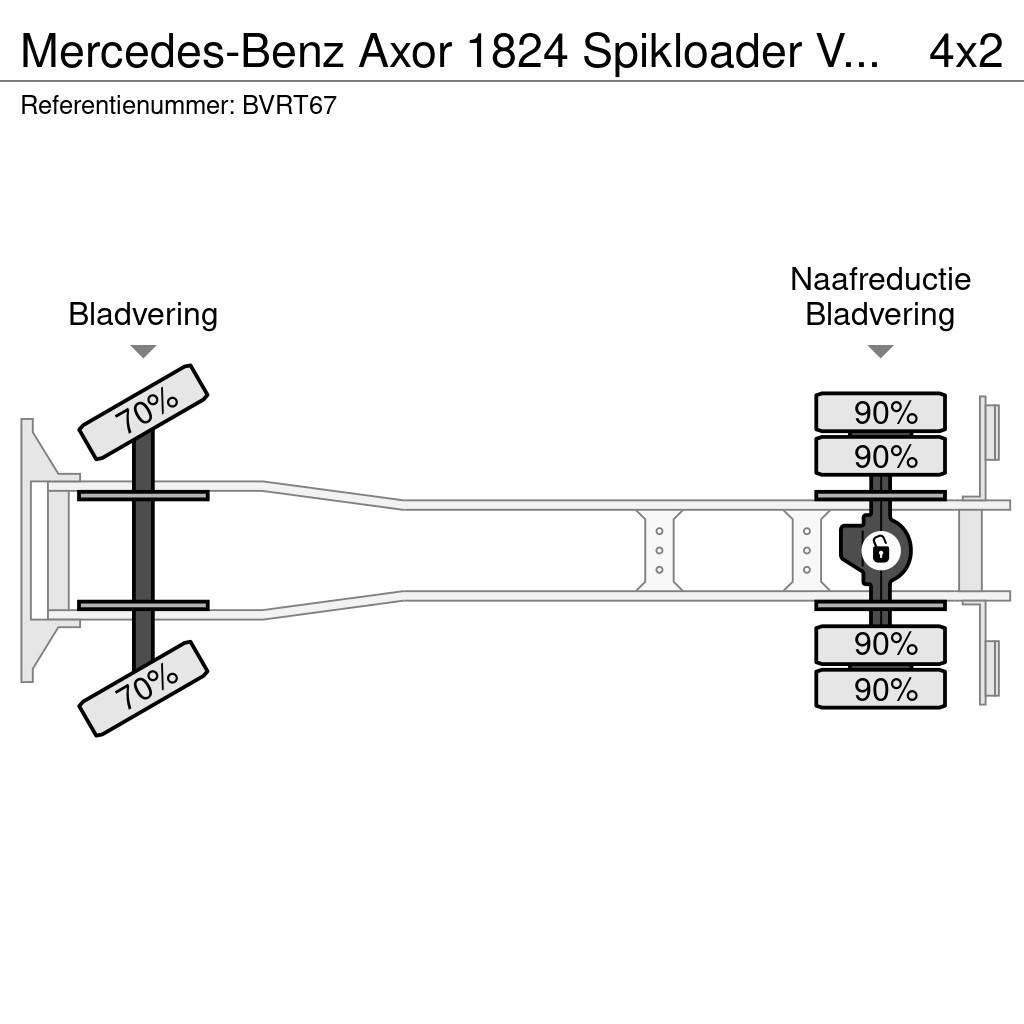 Mercedes-Benz Axor 1824 Spikloader VDL Euro5 Valid inspection 1- Φορτηγά φόρτωσης κάδων