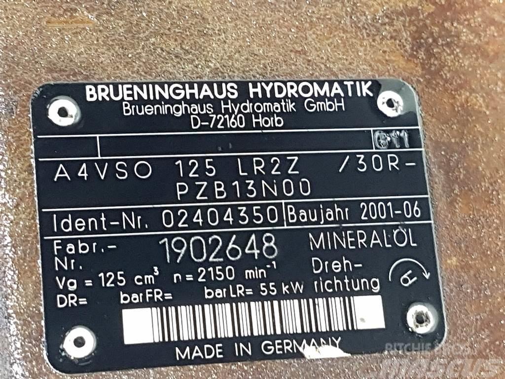 Brueninghaus Hydromatik A4VSO125LR2Z/30R-R902404350-Drive pump/Fahrpumpe Υδραυλικά