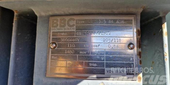 BBC Brown Boveri 110kW Elektromotor Κινητήρες