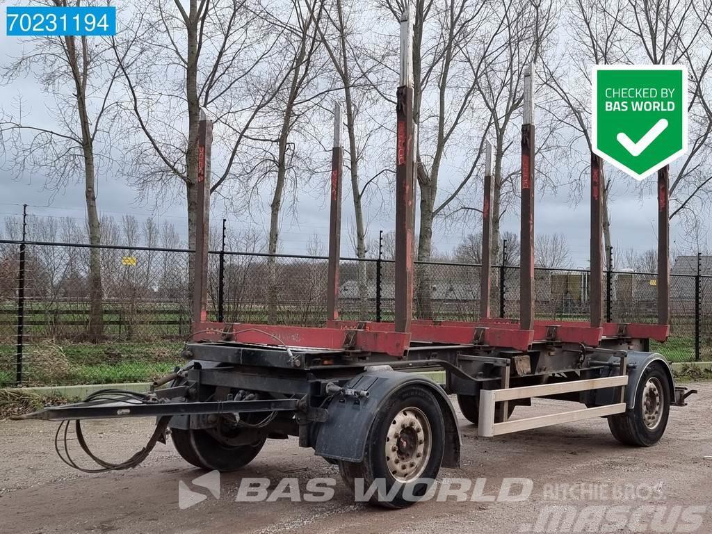  Pavic HTA 18 2 axles Holztransport Wood SAF Ρυμούλκες ξυλείας