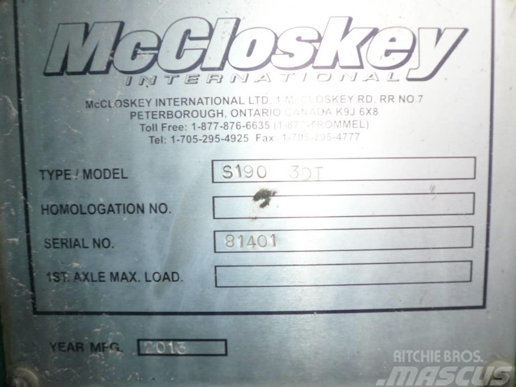McCloskey S190 3D Κινητές μηχανές κοσκινίσματος
