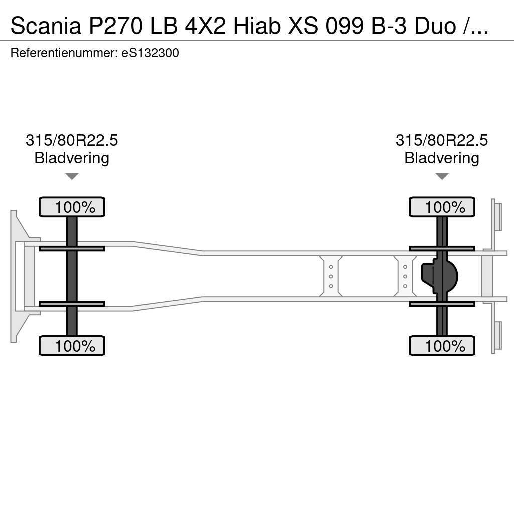 Scania P270 LB 4X2 Hiab XS 099 B-3 Duo / NEW/UNUSED Γερανοί παντός εδάφους