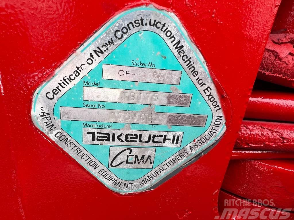 Takeuchi TB175 Μίνι εκσκαφείς 7t - 12t