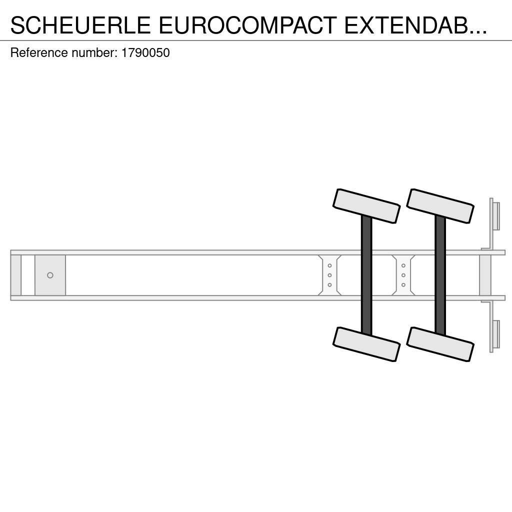 Scheuerle EUROCOMPACT EXTENDABLE DIEPLADER/TIEFLADER/LOWLOAD Ημιρυμούλκες με χαμηλό δάπεδο