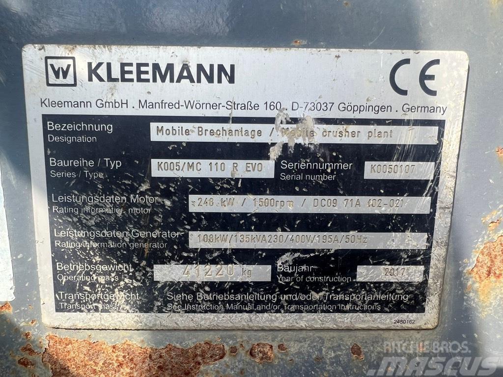 Kleemann MC 110 R Σπαστήρες
