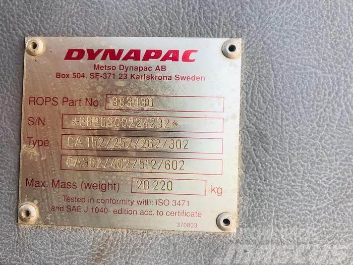 Dynapac CA602D Οδοστρωτήρες μονού κυλίνδρου