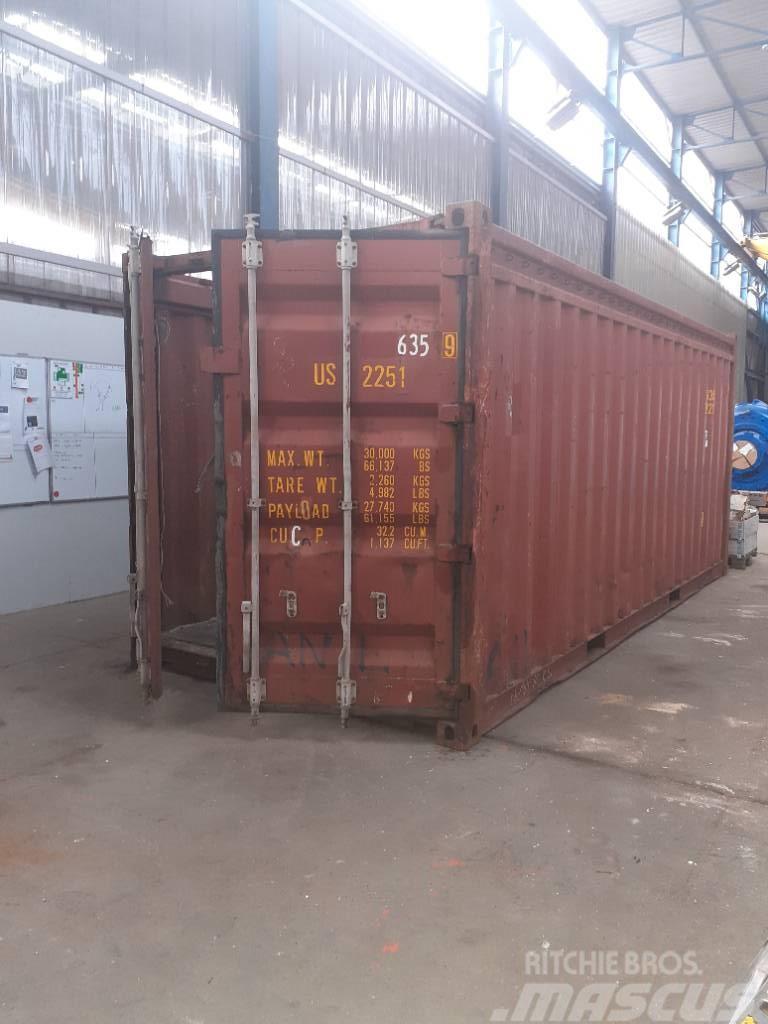  Container Open TOP 20 Pied Container αποθήκευσης