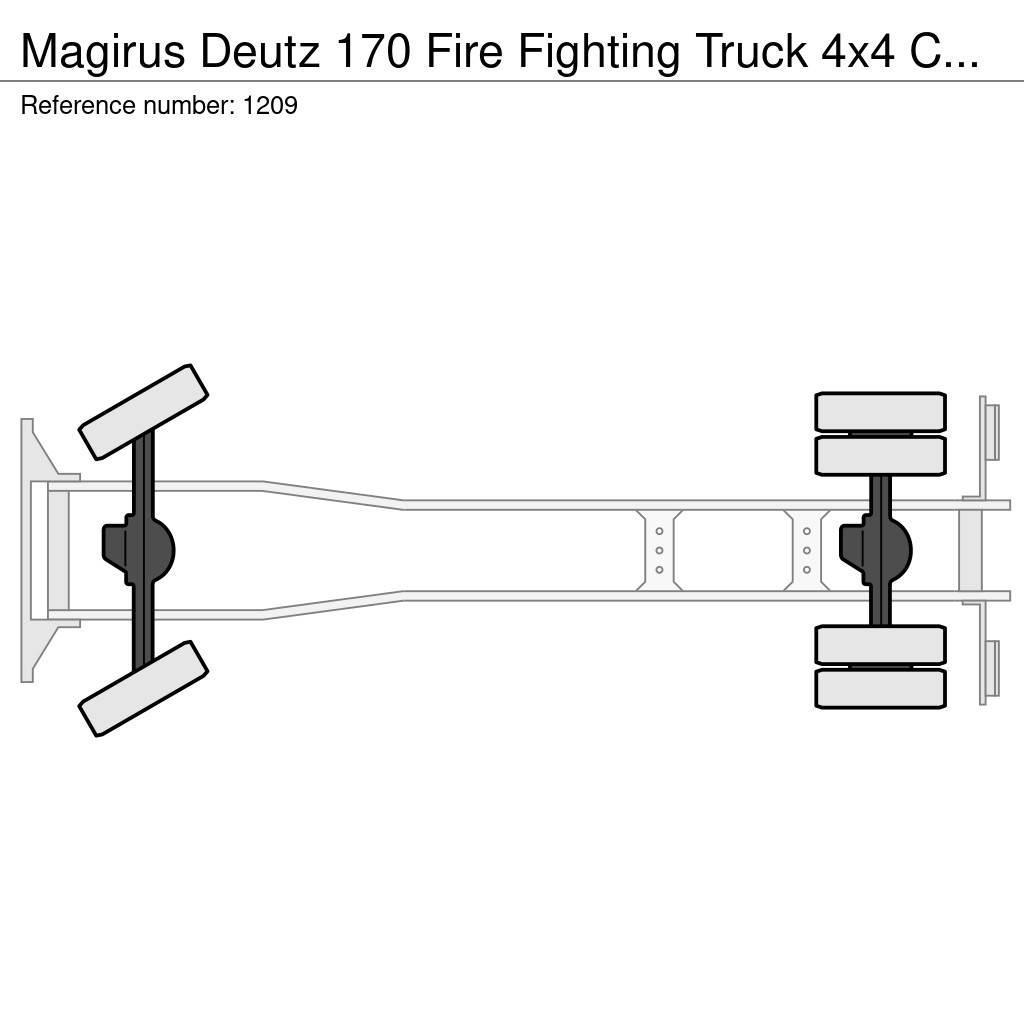 Magirus Deutz 170 Fire Fighting Truck 4x4 Complete truck G Πυροσβεστικά οχήματα
