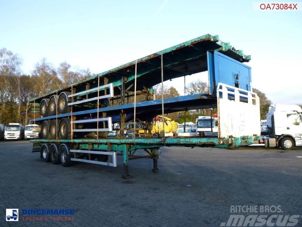 SDC Stack - 3 x platform trailer 13.6 m / 39 t Επίπεδες/πλευρικώς ανοιγόμενες ημιρυμούλκες