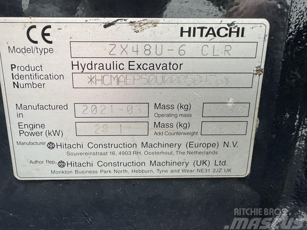 Hitachi ZX 48 U-6 Εκσκαφάκι (διαβολάκι) < 7t