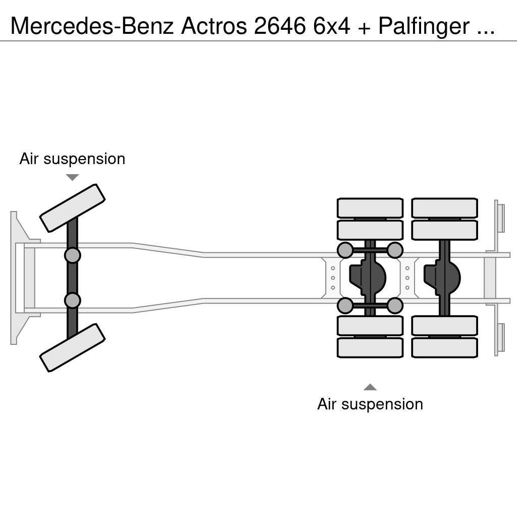 Mercedes-Benz Actros 2646 6x4 + Palfinger PK29002 D (winch) Γερανοί παντός εδάφους