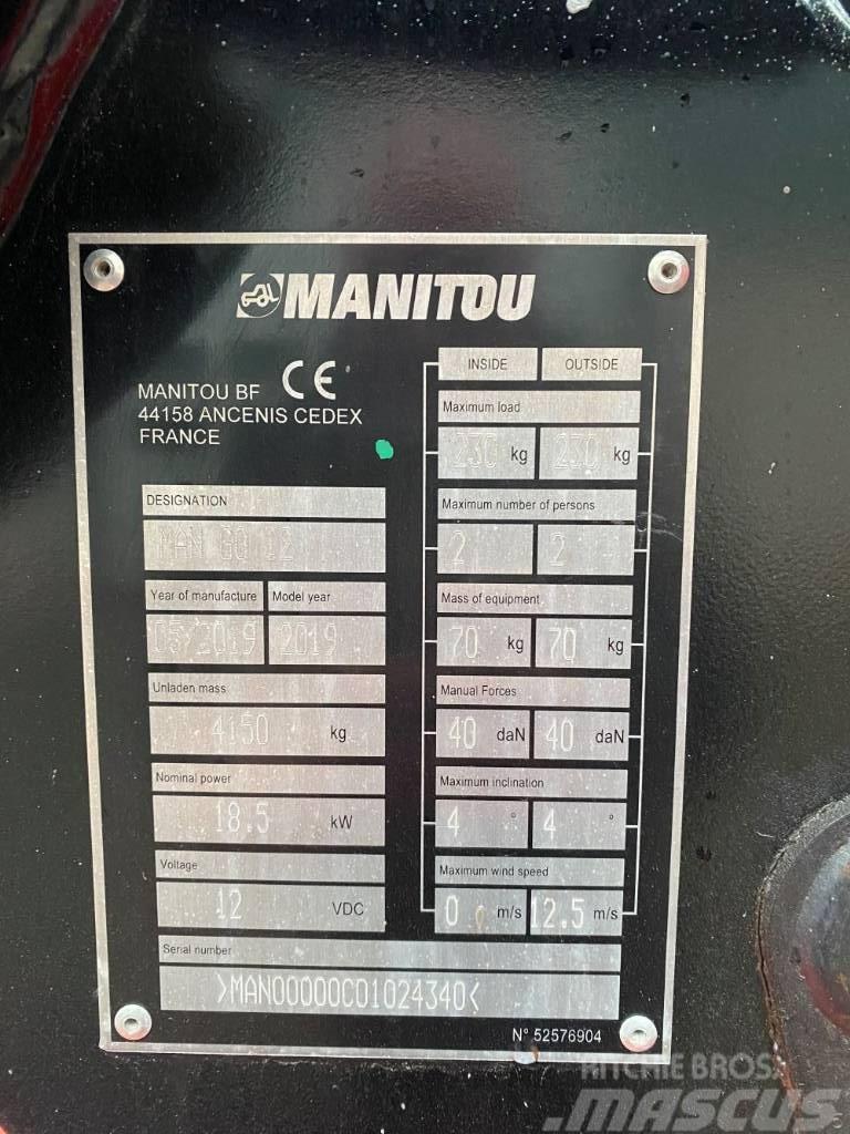 Manitou ManGo 12 Ανυψωτήρες με αρθρωτό βραχίονα