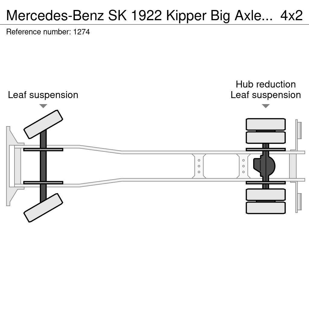Mercedes-Benz SK 1922 Kipper Big Axle Full Steel Suspension V6 G Φορτηγά Ανατροπή