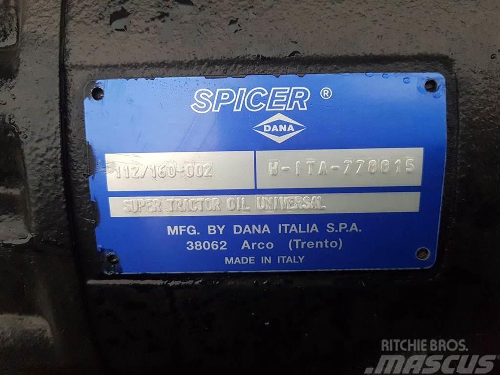 Redrock TH301-Spicer Dana 112/160-002-Axle/Achse/As Άξονες