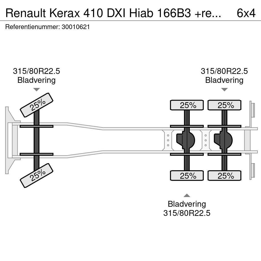 Renault Kerax 410 DXI Hiab 166B3 +remote Φορτηγά με Γερανό