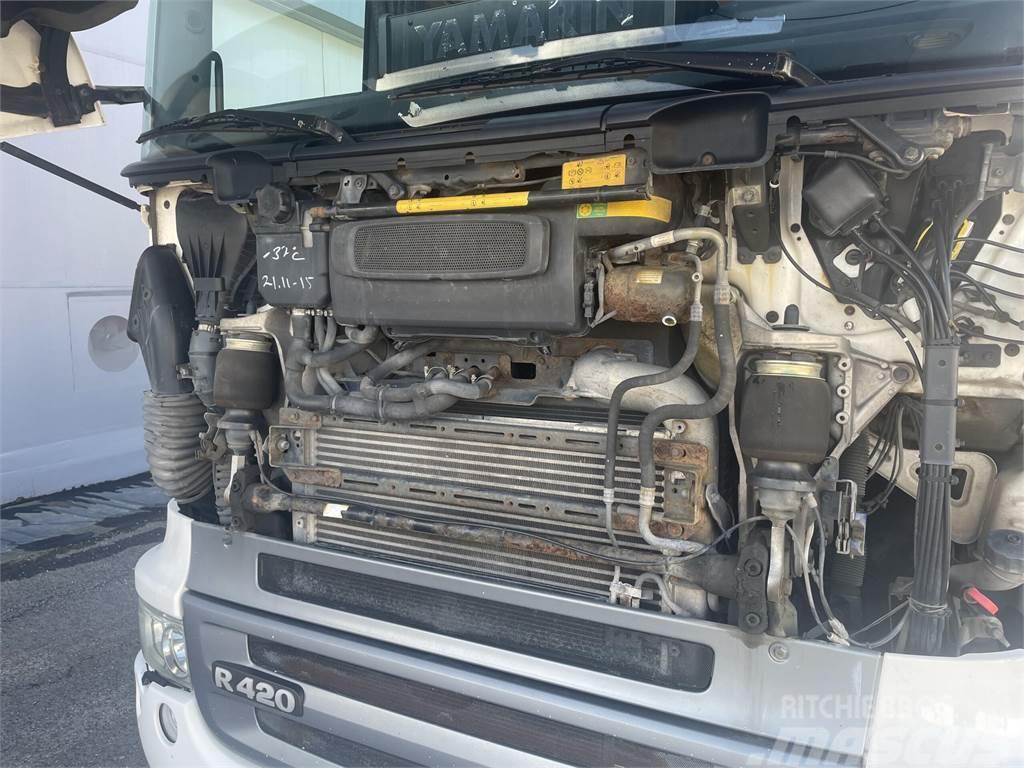 Scania R 420 4x2-3700 Topline + PM 12.5 S nosturi radioll Φορτηγά με Γερανό