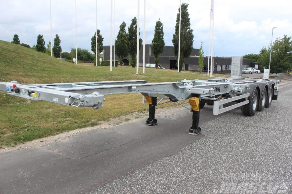 AMT CO300 Container chassis  for 40"  samt  2 x 20" Ημιρυμούλκες Container
