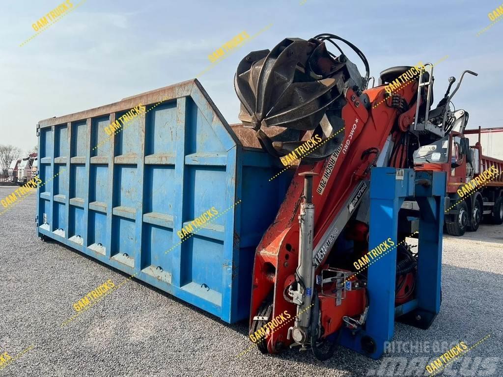  Diversen Container mit Kran Marchesi 4.500 RT0280 Εμπορευματοκιβώτια θαλάσσιων μεταφορών