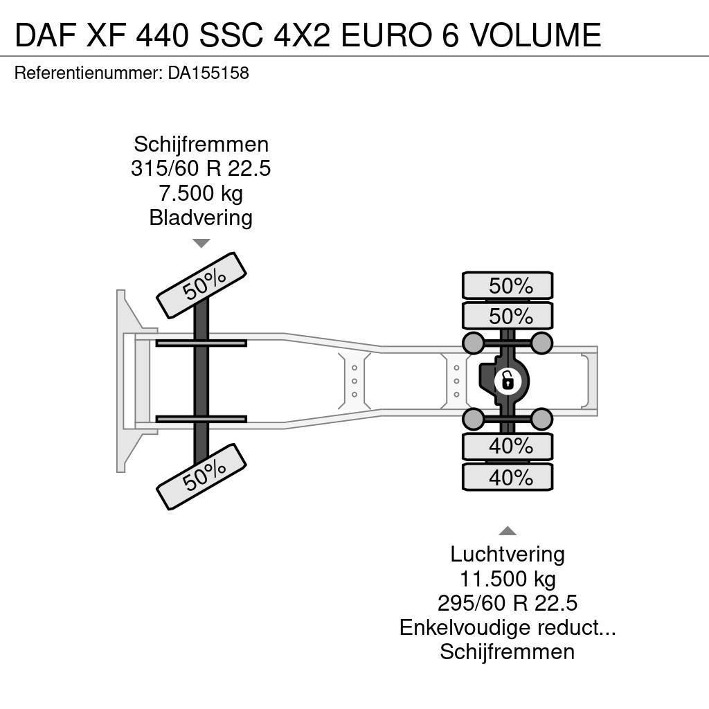 DAF XF 440 SSC 4X2 EURO 6 VOLUME Τράκτορες