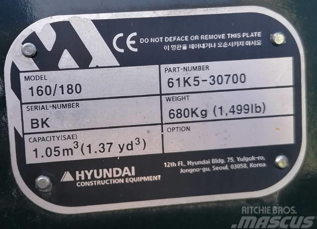 Hyundai 1.05m3_HX180 Κουβάδες