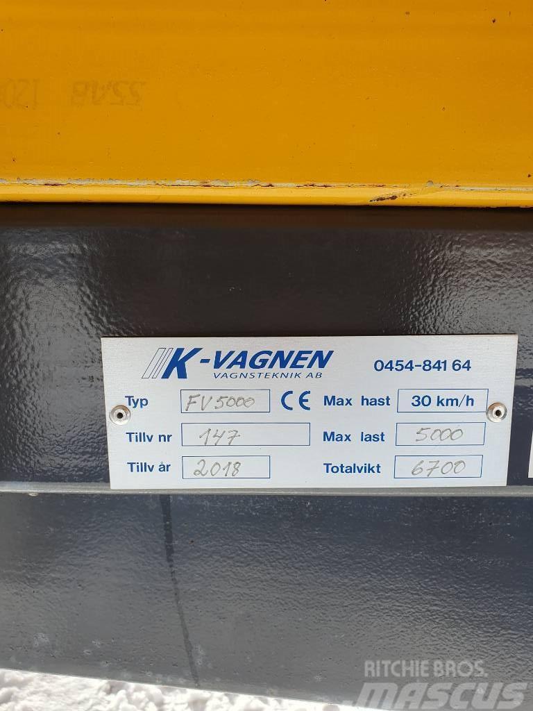 K-Vagnen K-Flex FV 5000 Lastväxlarvagn Αφαιρετές ρυμούλκες